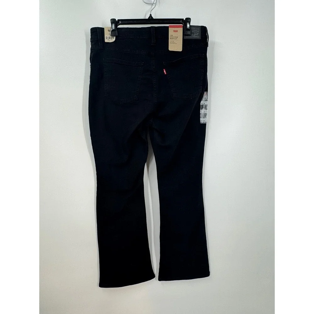 Levi's‎ 725 High Rise Bootcut Black Jeans Women's Size 33x30